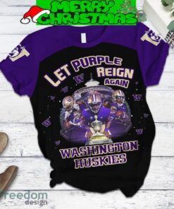 Washington Huskies let Purple Reign Again Fleece Pajamas Set All Over Print Christmas Gift image Washington Huskies let Purple Reign Again Fleece Pajamas Set All Over Print Christmas Gift - Washington Huskies let Purple Reign Again Fleece Pajamas Set-3