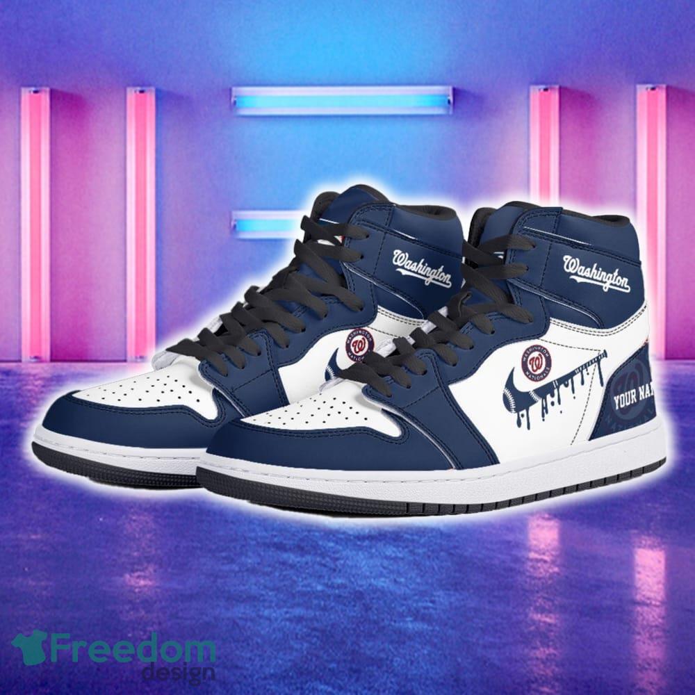 Washington Nationals AJ1 Hightop Shoes New For Men Women Gift Air Jordan Hightop Sneaker Custom Name image Washington Nationals AJ1 Hightop Shoes New For Men Women Gift Air Jordan Hightop Sneaker Custom Name - Washington Nationals Air Jordan 1 Hightop Shoes_5