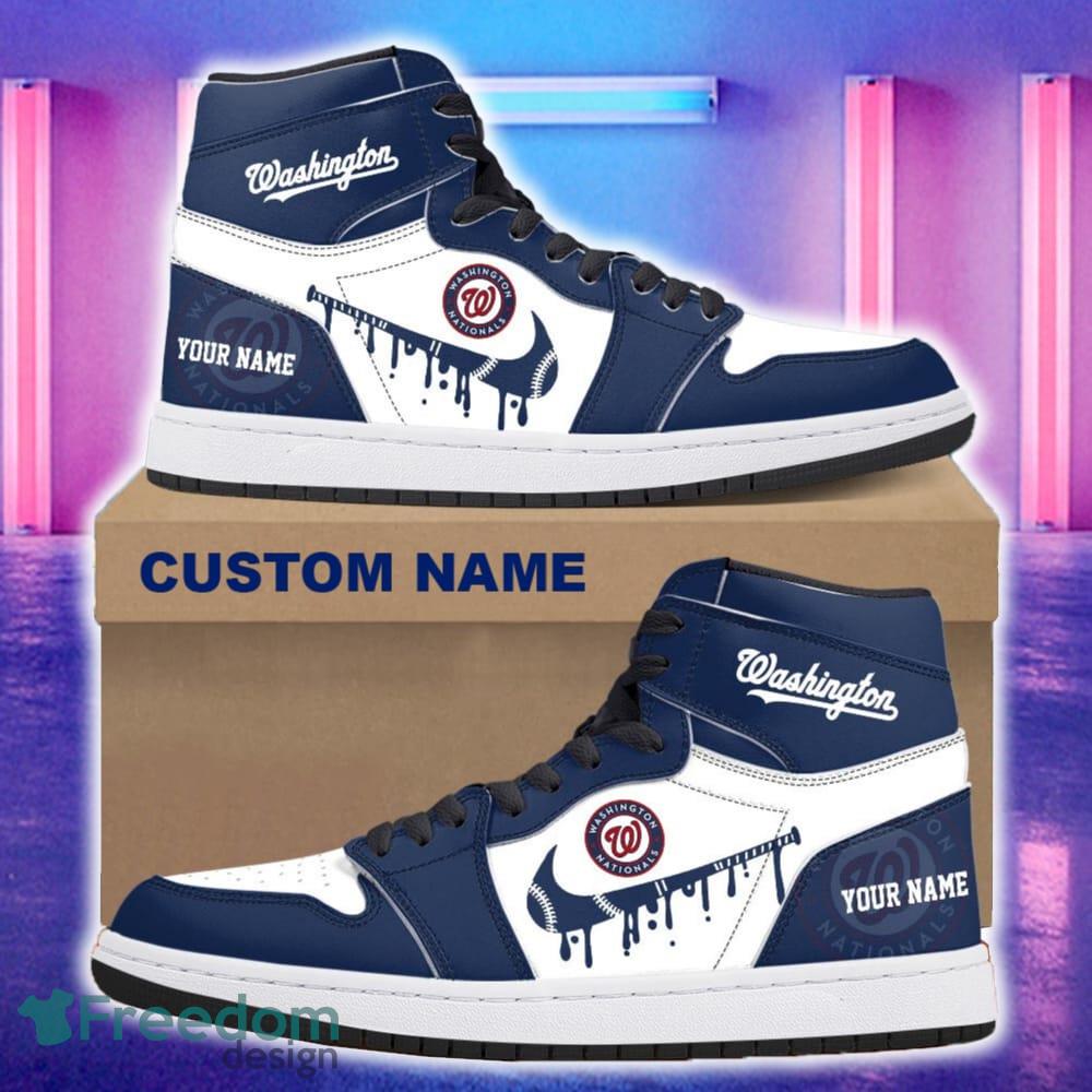 Washington Nationals AJ1 Hightop Shoes New For Men Women Gift Air Jordan Hightop Sneaker Custom Name image Washington Nationals AJ1 Hightop Shoes New For Men Women Gift Air Jordan Hightop Sneaker Custom Name - Washington Nationals Air Jordan 1 Hightop Shoes_4
