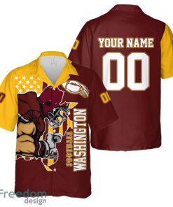 Washington personalized name and number Hawaiian Shirt And Shorts Team Beach Shirt Product Photo 2