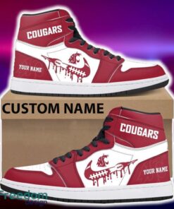 Washington State Cougars Air Jordan Hightop Shoes New Custom Name For Fans Gift Sneaker