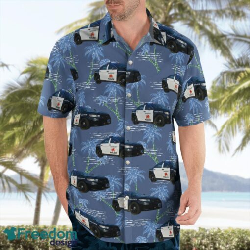 Waterloo Police Department (Iowa) Summer Hawaiian Shirt Product Photo 4