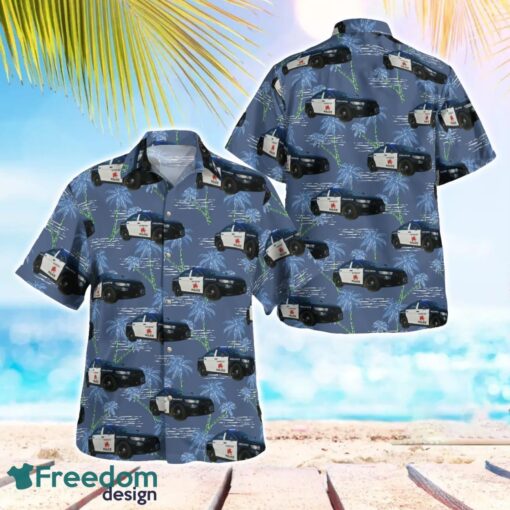 Waterloo Police Department (Iowa) Summer Hawaiian Shirt Product Photo 1