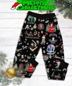Wednesdays Addams Family Dancing Queen Merry Thingsmas Pajamas Set Gift Family - Wednesdays Addams Family Dancing Queen Merry Thingsmas Pajamas Set-2