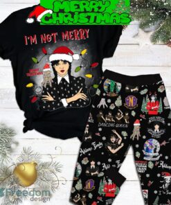 Wednesdays Addams Family Dancing Queen Merry Thingsmas Pajamas Set Gift Family