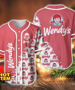 Wendy’s Logo Printed Baseball Jersey Shirt For Men And Women