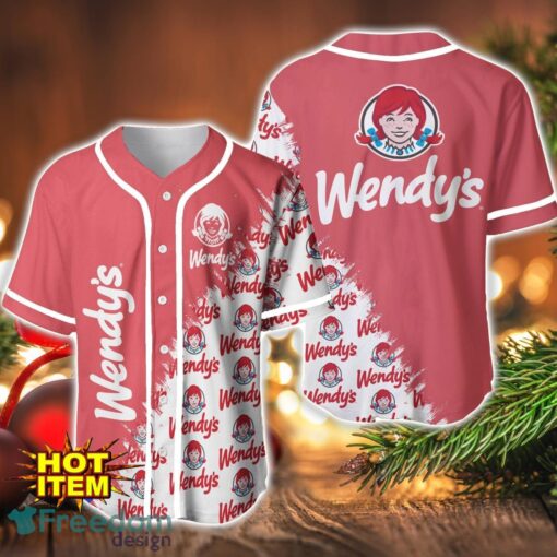 Wendy's Logo Printed Baseball Jersey Shirt For Men And Women Product Photo 1