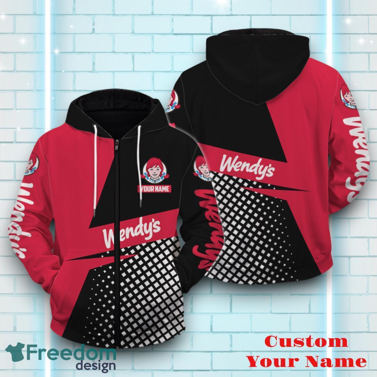 Wendy's Personalized 3D All Over Printed Logo And Brand Name Casual Design Impressive Gift For Men Women image Wendy's Personalized 3D All Over Printed Logo And Brand Name Casual Design Impressive Gift For Men Women