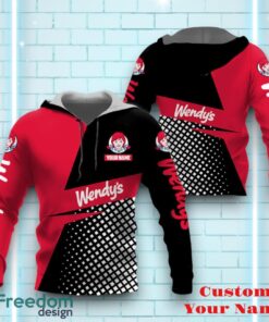 Wendy’s Personalized 3D All Over Printed Logo And Brand Name Casual Design Impressive Gift For Men Women