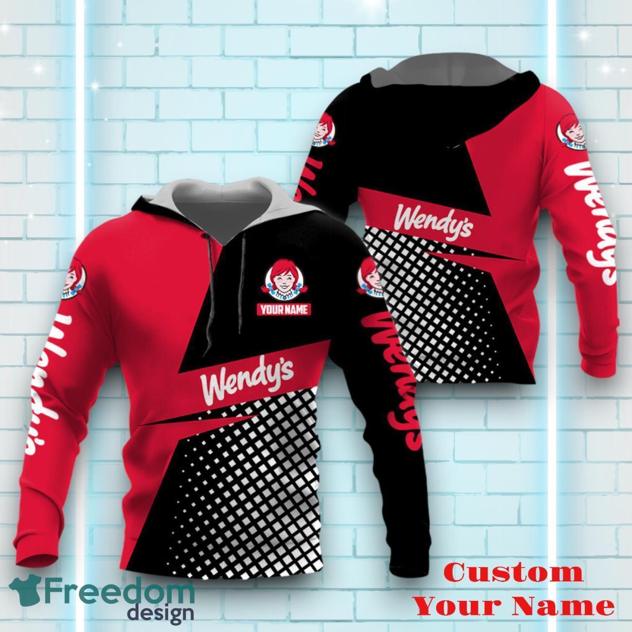 Wendy's Personalized 3D All Over Printed Logo And Brand Name Casual Design Impressive Gift For Men Women image Wendy's Personalized 3D All Over Printed Logo And Brand Name Casual Design Impressive Gift For Men Women