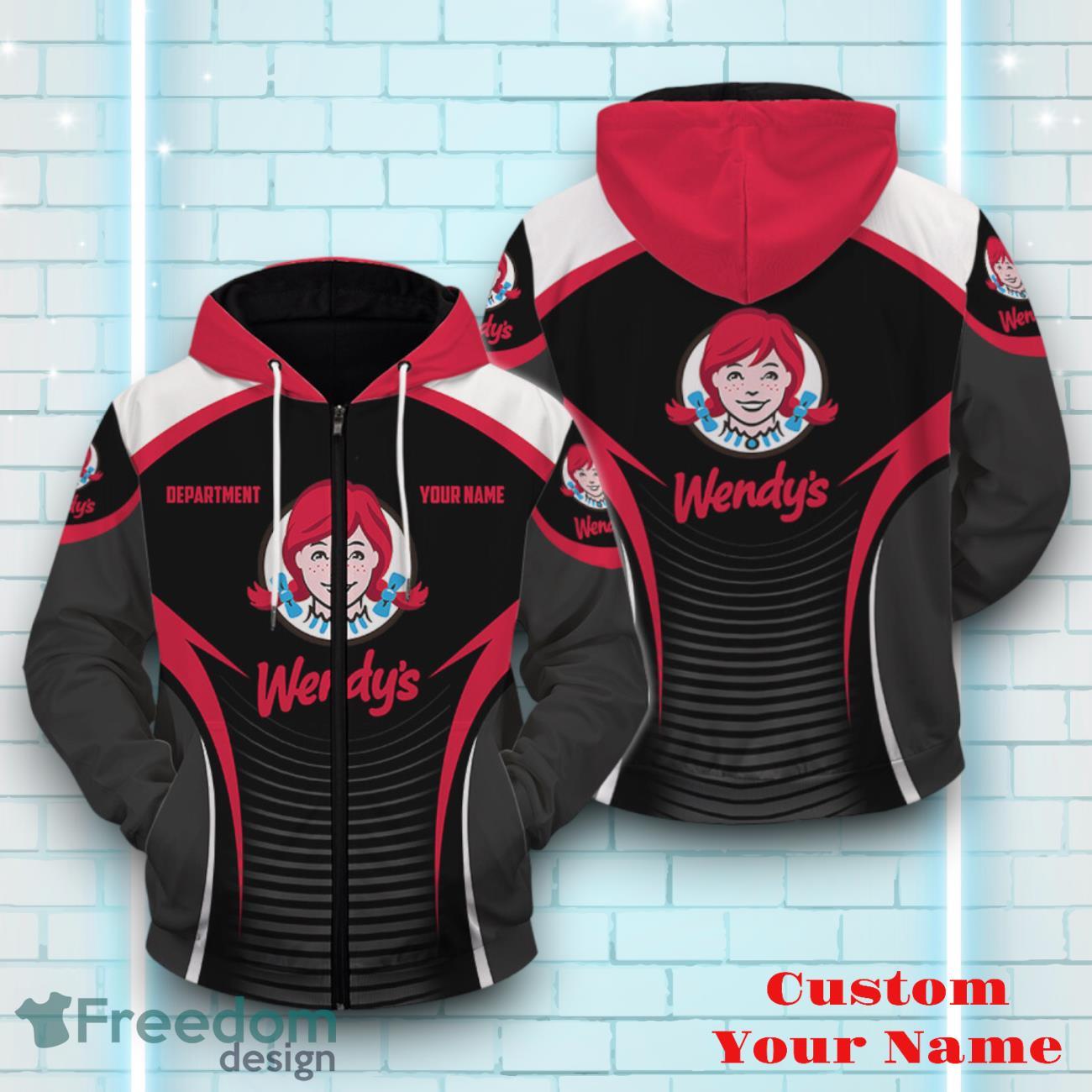 Wendy's Personalized 3D All Over Printed Logo And Brand Name Eye Catching Design Gift For Men Women image Wendy's Personalized 3D All Over Printed Logo And Brand Name Eye Catching Design Gift For Men Women