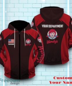 Wendy's Personalized 3D All Over Printed Logo And Brand Name Mixing Color Design Gift For Men Women Product Photo 2