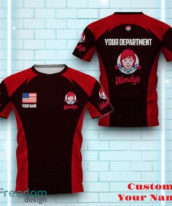 Wendy's Personalized 3D All Over Printed Logo And Brand Name Mixing Color Design Gift For Men Women image Wendy's Personalized 3D All Over Printed Logo And Brand Name Mixing Color Design Gift For Men Women Product Photo 3