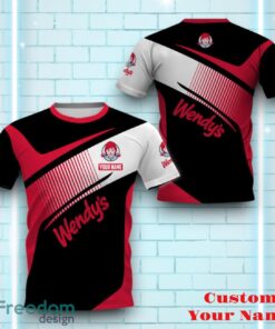 Wendy's Personalized 3D All Over Printed Logo And Brand Name Three Mixing Color Design Gift For Men Women Product Photo 2