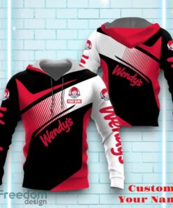Wendy’s Personalized 3D All Over Printed Logo And Brand Name Three Mixing Color Design Gift For Men Women