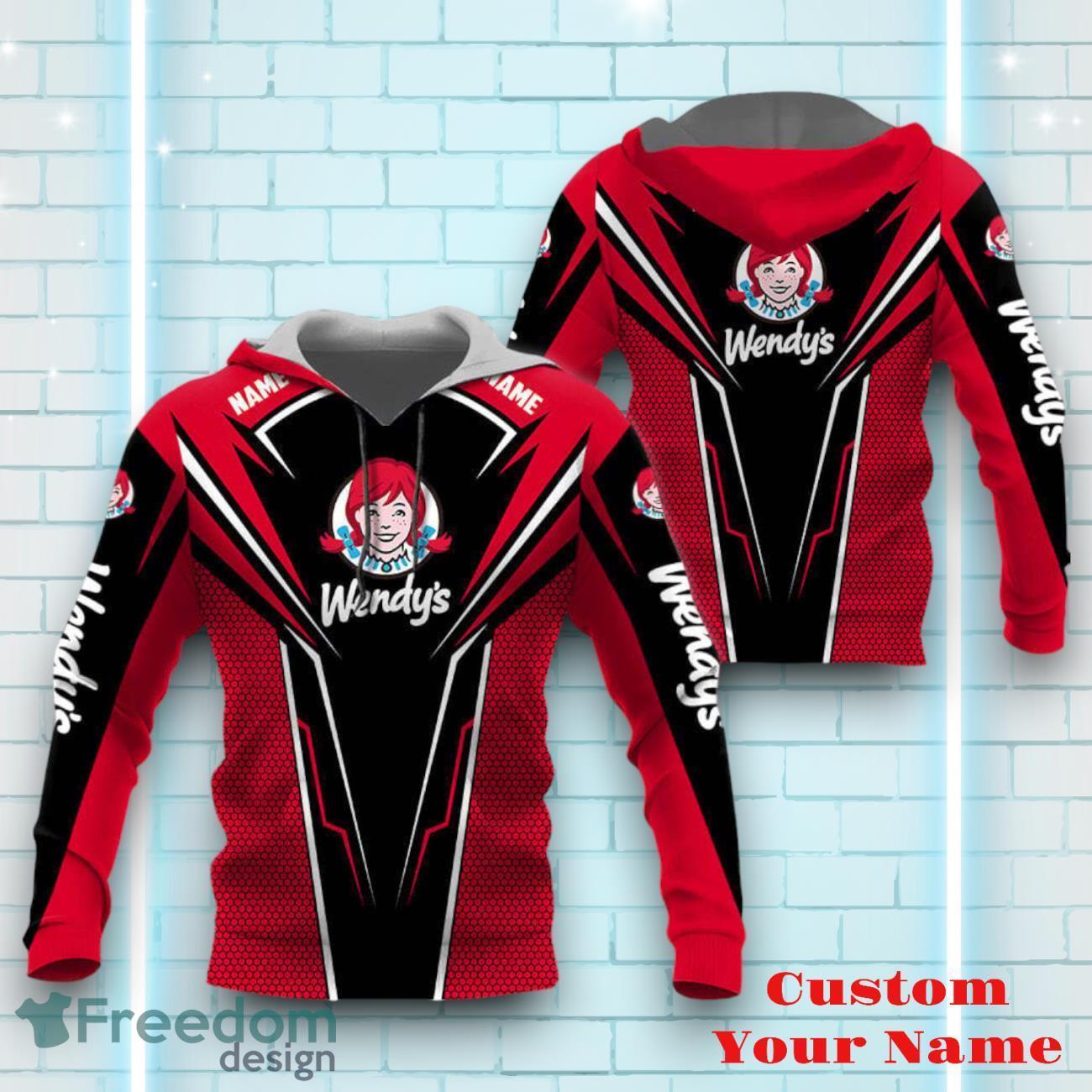 Wendy's Personalized 3D All Over Printed Logo And Brand Name Youth & Dynamic Design Gift For Men Women image Wendy's Personalized 3D All Over Printed Logo And Brand Name Youth & Dynamic Design Gift For Men Women