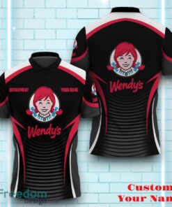 Wendy’s Personalized Polo Shirt Logo And Brand Name Eye-Catching Design Gift For Men Women