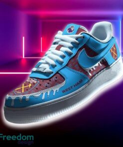 West Ham United FC Car Air Force 1 Sneaker All Over Print For Fans AF1 Shoes
