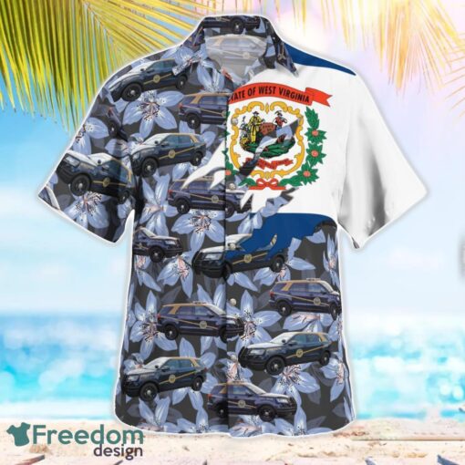 West Virginia Ford Police Tropical 3D Hawaiian Shirt Gift For Summer Product Photo 2