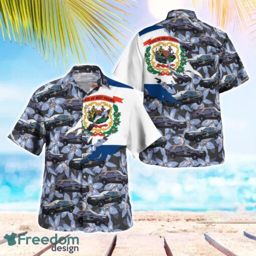 West Virginia Ford Police Tropical 3D Hawaiian Shirt Gift For Summer Product Photo 1