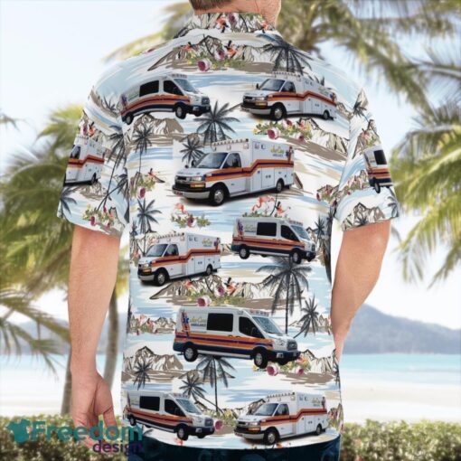 West Virginia, Jan-Care Ambulance & General EMS Beach Hawaiian Shirt Product Photo 2