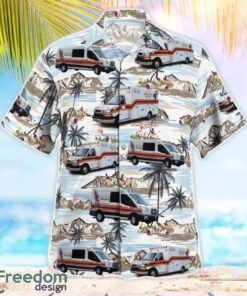 West Virginia, Jan-Care Ambulance & General EMS Beach Hawaiian Shirt Product Photo 3