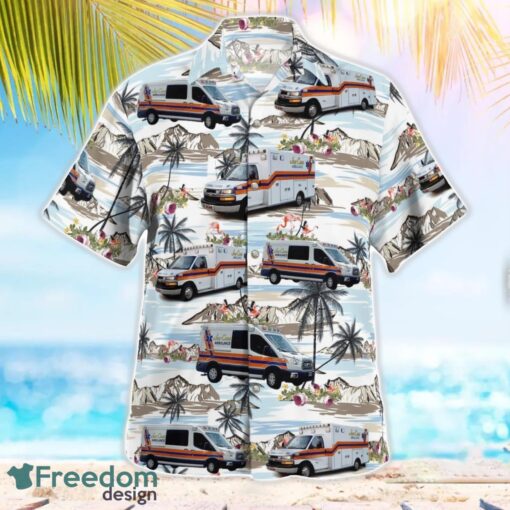 West Virginia, Jan-Care Ambulance & General EMS Beach Hawaiian Shirt Product Photo 3