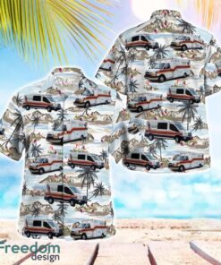 West Virginia, Jan-Care Ambulance & General EMS Beach Hawaiian Shirt