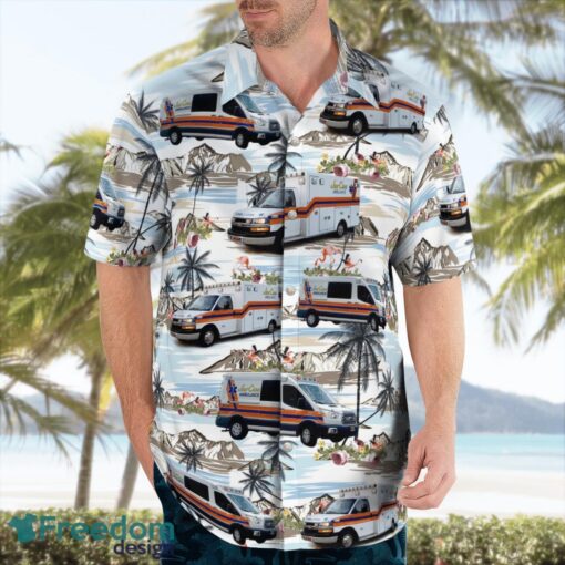 West Virginia, Jan-Care Ambulance & General EMS Beach Hawaiian Shirt Product Photo 4