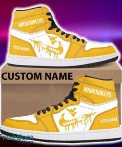 West Virginia Mountaineers Air Jordan Hightop Shoes New Custom Name For Fans Gift Sneaker