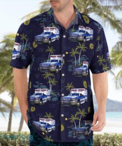 West Virginia, Tucker County EMS Hawaiian Shirt Product Photo 4