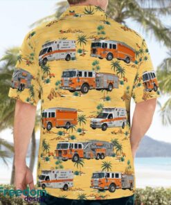 West Virginia, Wheeling Fire Department Tropical 3D Hawaiian Shirt Gift For Summer Product Photo 2