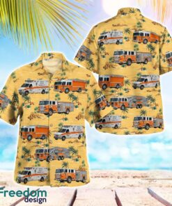 West Virginia, Wheeling Fire Department Tropical 3D Hawaiian Shirt Gift For Summer Product Photo 1