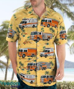 West Virginia, Wheeling Fire Department Tropical 3D Hawaiian Shirt Gift For Summer Product Photo 4