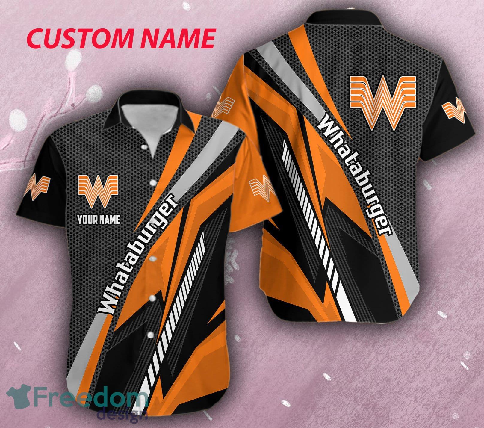 Whataburger Custom Name Classic Brand New AOP For Men Women Summer Gift Hawaiian Shirt image Whataburger Custom Name Classic Brand New AOP For Men Women Summer Gift Hawaiian Shirt - whataburger Personalized Name Classic Brand New AOP Hawaiian Shirt Gift For Men And Women Vintage