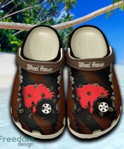 Wheel Horse Recognizable Clogs Shoes Brown Beach Logo Car For Fans Hot Holidays Gift Clogs Shoes