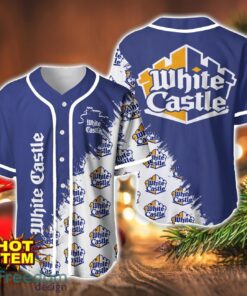 White Castle Whiskey Logo Printed Baseball Jersey Shirt For Men And Women