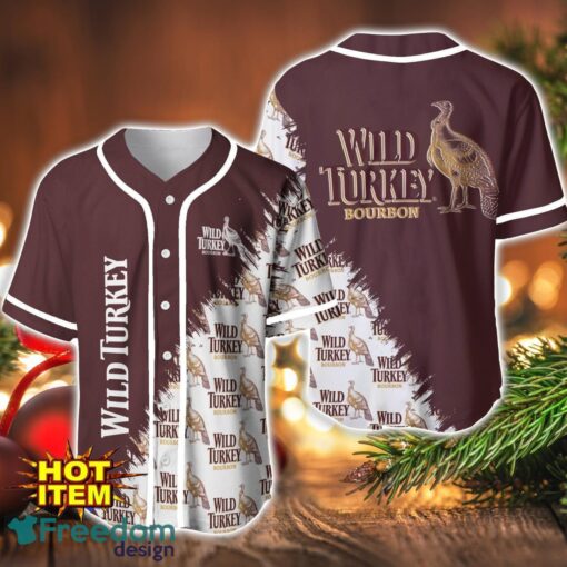 Wild Turkey Whiskey Logo Printed Baseball Jersey Shirt For Men And Women Product Photo 1