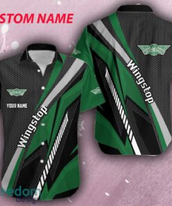 Wingstop Custom Name Authentic Pattern 3D For Men Women Summer Gift Hawaiian Shirt