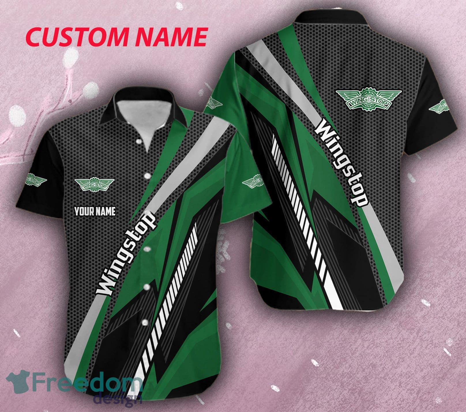 Wingstop Custom Name Authentic Pattern 3D For Men Women Summer Gift Hawaiian Shirt image Wingstop Custom Name Authentic Pattern 3D For Men Women Summer Gift Hawaiian Shirt - wingstop Personalized Name Authentic Pattern 3D Hawaiian Shirt Gift For Men And Women Vintage