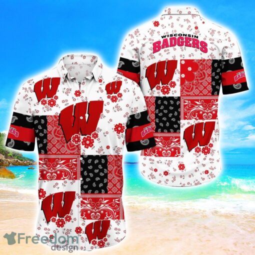 Wisconsin Badgers Hawaii For Summer Sport Team Hawaiian Shirt Product Photo 1