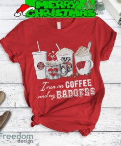 Wisconsin Badgers Run On Coffee Fleece Pajamas Set Gift Family - Wisconsin Badgers Run On Coffee Fleece Pajamas Set-2