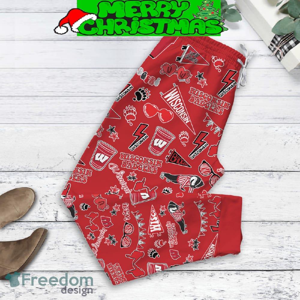 Wisconsin Badgers Run On Coffee Fleece Pajamas Set Gift Family image Wisconsin Badgers Run On Coffee Fleece Pajamas Set Gift Family - Wisconsin Badgers Run On Coffee Fleece Pajamas Set-3
