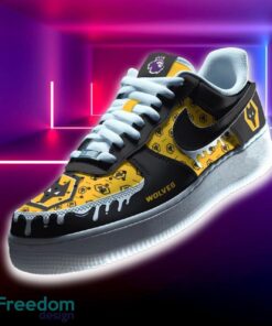 Wolverhampton Wanderers F.C Car Air Force 1 Sneaker All Over Print For Fans AF1 Shoes