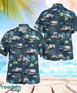 Woodbridge, Virginia, Company 10 – Dale City Volunteer Fire Department (Birchdale station) Tropical 3D Hawaiian Shirt Gift For Summer