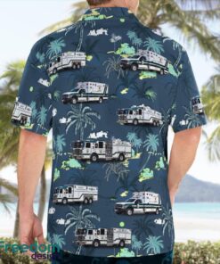 Woodbridge, Virginia, Company 10 - Dale City Volunteer Fire Department (Birchdale station) Tropical 3D Hawaiian Shirt Gift For Summer Product Photo 4