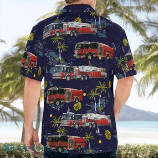 Woodinville, King County, Washington, Woodinville Fire & Rescue Aloha Hawaiian Shirt Beach Gift Shirt Product Photo 2