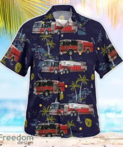 Woodinville, King County, Washington, Woodinville Fire & Rescue Aloha Hawaiian Shirt Beach Gift Shirt Product Photo 3