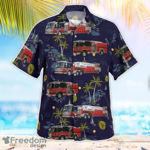 Woodinville, King County, Washington, Woodinville Fire & Rescue Aloha Hawaiian Shirt Beach Gift Shirt Product Photo 3