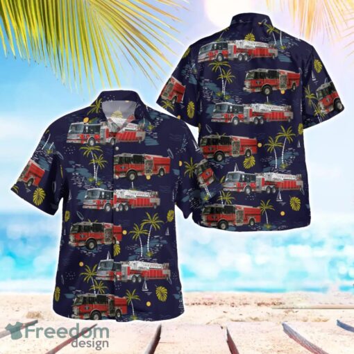 Woodinville, King County, Washington, Woodinville Fire & Rescue Aloha Hawaiian Shirt Beach Gift Shirt Product Photo 1